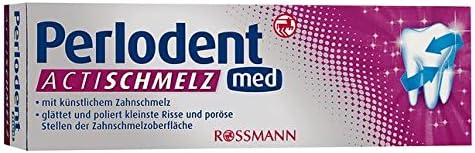 2 x Perlodent med ACTIV-ENAMEL Toothpaste 75 ml - with artificial tooth melting Tooth Melt