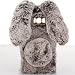 Produktbild SevenPanda Samsung S9 Plus 2018 Hülle, Galaxy S9+ Plus Hülle, Plüsch Kaninchen Case Handgefertigt Schutzhülle Niedlichen 3D Diamant Rhinestone Bogen Bunny Weichen Case Schutzhülle - Braun