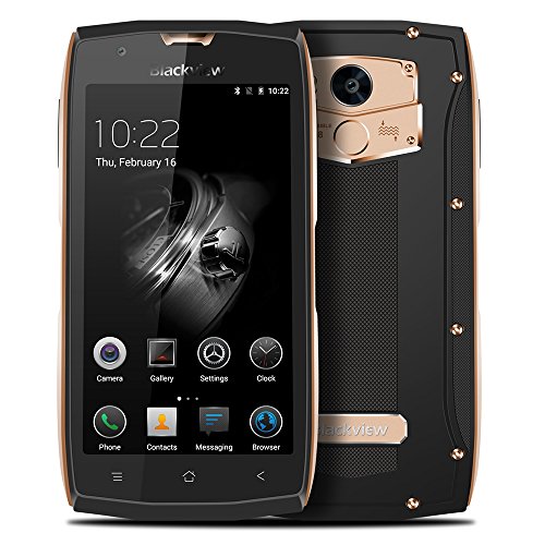 BlackView BV7000 Pro 4G Smartphone 5.0 pollici Android 6.0 MTK6750 1.5GHz octa-core da 4GB di RAM 64GB IP68 ROM 8,0MP impermeabile + 13,0MP telecamere scanner di impronte digitali (colore champagne)