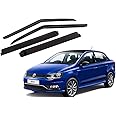 CAR SAAZ Unbreakable Door Visor for Ameo (2016-2020)(Set of 4Pcs)