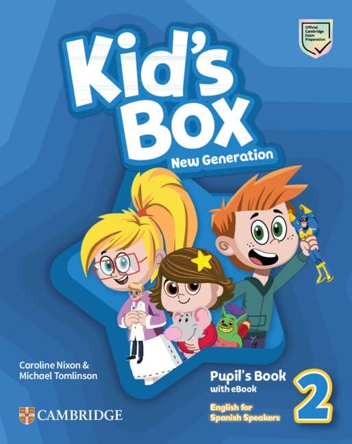 Kids Box New Generation English for Spanish Speakers Level 2 Pupils Book with eBook (2023)