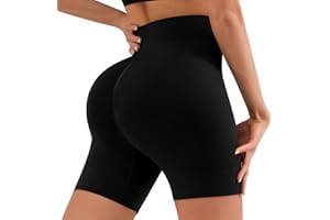 YADIFEN Gym Shorts for Women Butt Scrunch Booty Shorts Seamless Cycling Shorts Ladies Yoga Shorts Sexy Hip Lifting Tummy Control Pole Dance Shorts for Sport Joggers Workout