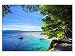 Produktbild kunst-discounter Kroatien Croatia Strand Leinwandbilder auf Keilrahmen A06116 Wandbild Poster 120 x 80 cm