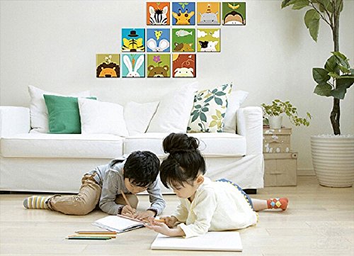 kühlen Auto-Malen nach Zahlen-Sets für Kinder Ölgemälde Kunst Bilder auf der Leinwand für Wohnzimmer oder an der Wand 8×12 Zoll(Eingerahmt) - 6