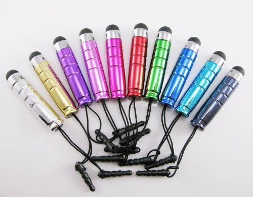 10x JUNGEN Mini Stylus Stift Eingabestift für Apple iPhone Samsung Galaxy iPad S4 S5 S6 - 4