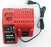 Produktbild Ersatz Ladegerät für Milwaukee M12 - 18C für Milwaukee 12V 14,4V 18V Li-ion Werkzeug Akku M12/ M18/ 48-59-1812/ 48-59-1807/ 48-59-1806 / 48-59-1840 / 2710-20 / C12 B/ C12 BX