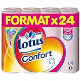 24 Rolls of Toilet Paper Lotus Comfort Aquatube