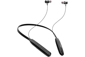 Kratos N1 Neckband Bluetooth Headphones with 30 Hours Playtime with 13mm Drivers, Rich Music Experience, Type C Fast Charging, Neckband Earphones with Voice Assistant & IPX4 Water Resistant