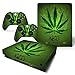 Produktbild Microsoft XBOX ONE X Skin Design Foils Aufkleber Schutzfolie Set - Cannabis 2 Motiv