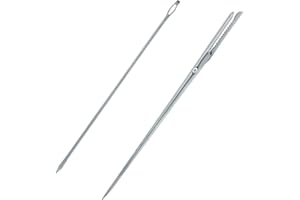 Westmark 1 Aiguille à Brider + 1 Aiguille à Larder, Longueur : 18 cm/19 cm, Acier inoxydable, Argenté, 126722E6