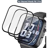 UnDePlus Huawei Watch Fit 5 PRO ile uyumlu Full Ekran Nano Saat Koruyucu (Fit/Fit2/Fit3/Fit4 Uyumlu Değildir) Siyah