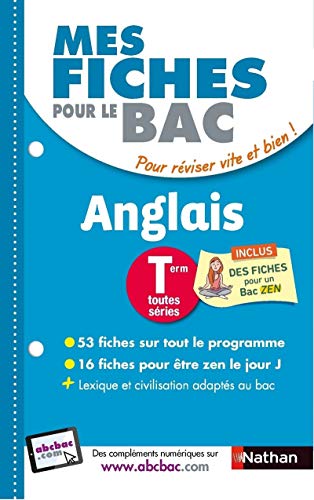 Télécharger Mes fiches pour le BAC Anglais Term toutes séries PDF