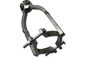 Milageto Feste Halterung für Vierkantlochbohrer für Tischbohrmaschine Oder Handbohrmaschine Professioneller Klemmdurchmesser zwischen 38 bis 55mm, #1