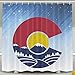 Produktbild HUANGLING Rocky Mountain Colorado Duschvorhang 152,4 x 182,9 cm