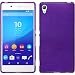 Produktbild PhoneNatic Case für Sony Xperia Z3+ / Plus Hülle Silikon lila brushed Cover Xperia Z3+ / Plus Tasche + 2 Schutzfolien