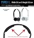 Produktbild Headphone band cushion Replacement, Compatible with Sennheiser PX 200 (Packaged 1 pair (2 pieces)) T-011 (BLACK)