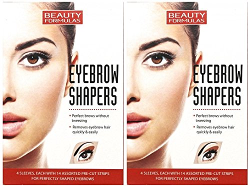 112 x Eyebrow Shapers Pre-Cut Strips (Assorted Sizes) Eyebrow Wax Strips