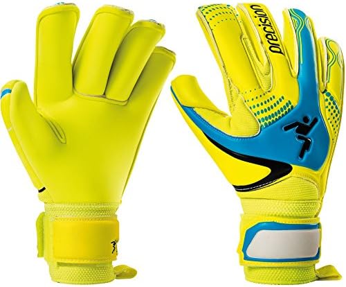 Womens Precision GK Fusion-X Finger Protect Roll Womens 6 FLUO Womens Goalkeeper Gloves yellow For Football