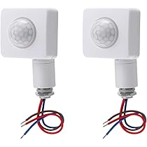 Sensore Movimento PIR 220V - Rilevatore 12m 160° Con Regolazione Luminosità E Tempo - Foto 2