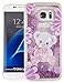 Produktbild Samsung Galaxy S7 Edge/G935F/S7 Edge Duos Hülle Glitzer ISENPENK Transparent Durchsichtig Samsung Galaxy S7 Edge/G935F/S7 Edge Duos Hülle Silikon,Ultra Slim TPU Liquid Fließen Flüssig,Schutzhülle Muster Kristall Schutz Handy Hülle Case Back Cover Tasche[Pattern 7]