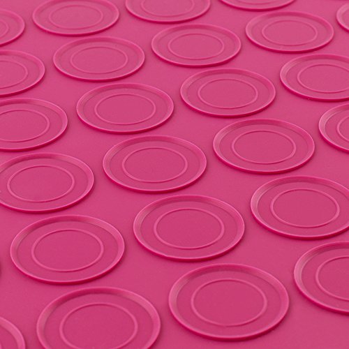 Lumaland formschöne Silikon Backmatte Macarons 30 x 40cm