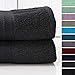 Produktbild Lumaland Premium 2er Set XXL Badetücher Handtücher Frottee 100 x 150 cm aus 100% Baumwolle 500 g/m² mit Aufhänger anthrazit