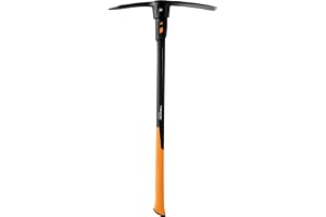 Fiskars 751210-1003 Pro IsoCore 5 pund pick-36 Dual-Ended Pickaxe Verktyg och Trädgårdshacka, Ingen Storlek, Svart