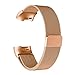 Produktbild Fcostume Milanaise Edelstahl Uhrenarmband Armband für Fitbit Charge 3 (Rose Gold)