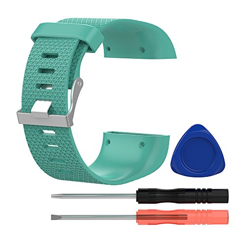 Preisvergleich Produktbild CAIDUD Große Silikonarmband für Surge Fitbit Viola- Zubehör
