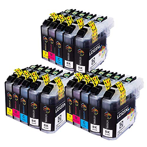 GLEGLE LC123XL Cartuchos Tinta Brother 15 Multipack Reemplazo para LC123 Compatible con Brother DCP-J132W J152W J552DW J752DW J4110DW, MFC-J245 J470DW J870DW J6520DW J6920DW J4410DW J4510DW