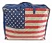 Produktbild Extragroße Aufbewahrungstasche Riesentasche Wäschetasche Umzugstasche Jumbo Bag 90 Liter, USA Flagge Stars and Stripes