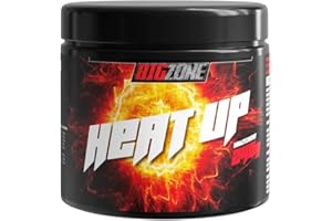 ‎BIG ZONE HIGH QUALITY SPORTSNUTRITION Big Zone Heat Up Getränke zum abnehmen Fatburner Abnehmshake Diätshake Wettkampfdiät 240g | Eistee Zitrone Geschmack