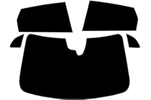 PSSC WINDOW FILM PSSC Pre Cut Rear Car Window Films for Volvo V40 5 Door Hatchback 2012 to 2016 50% Light smoke Tint