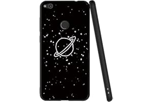 Yoedge Funda Huawei P8 Lite 2017, Ultra Slim Cárcasa Silicona Negro con Dibujos Animados Diseño Patrón 360 Bumper Case Cover para Huawei P8 Lite 2017, Plantar