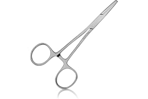 May klämma med lås rak 13 cm rostfritt stål för hushåll och hobby | Rak klämma av rostfritt stål med 13 cm längd. Med integrerat lås Mångsidig för hobby och hantverk.