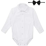 baby boy dress shirt bodysuit