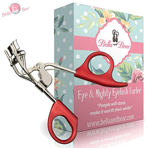 Professional Quality Eyelash Curler, Lash Curler By Bella & Bear has a 100% Guarantee. Free Travel Bag & Refill Pads Included. Best Eye Lash Curler For More Dramatic Eyelashes.