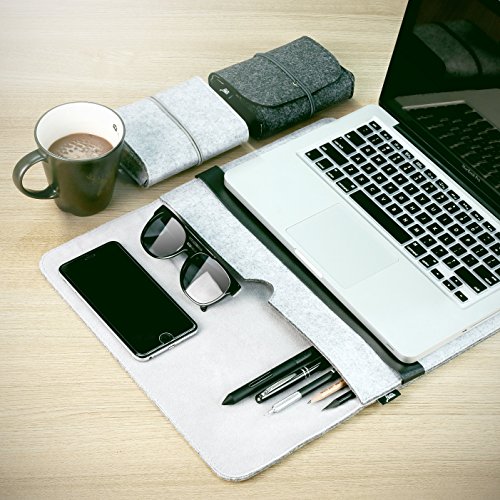 13-13 3 Zoll MacBook Air H  lle   MacBook Pro Retina H  lle  Natur   13  13 3  Filz Sleeve H  lle Ultrabook Laptop Tasche aus PU Leder Laptop Schutz H