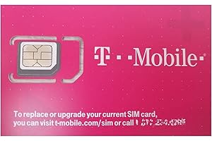 T-Mobile Prepaid SIM Card Unlimited Talk, Text, and Data in USA with 5GB Data in Canada and Mexico for 30 days