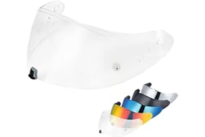 VCOROS Visiere Casque Moto pour EXO-T520/1400/391 R1 Visière de Casque Moto Protection UV Visage Complet Pare-Brise Remplacement de Visière pour Casque Accessoires de Casque (Transparent)