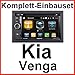 Produktbild Xzent X-202BT Moniceiver Bluetooth CD DVD USB MP3 AUX Autoradio 2-DIN Einbauset für Kia Venga