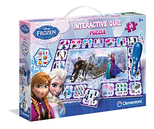 Preisvergleich Produktbild Clementoni 13289.8 - Interaktives Quiz Frozen, bunt