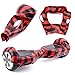 Price comparison product image Silicone Rubber Protective Skin Case Cover For 6.5" 2 Wheels Scooter Black and Red
