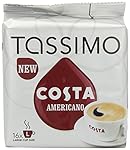 TASSIMO Costa Americano 16 T DISCs (Pack of 5, Total 80 T DISCs/pods)