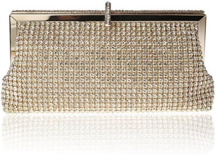 Rhinestone buckle bag Fashion evening bag Ladies hand bag-B