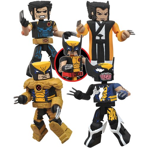 Diamond Select Marvel Universe Minimates The Wolverine Saga Mini Figure Set
