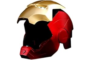 AOKLEY 1: 1 Tragbarer Iron Man Helm Öffnen Und Schließen Frontplatte Für Kinder Erwachsene Halloween Party Maskerade Kostüm Gesichtsmaske Kopfhaube Mode Sammlerstücke