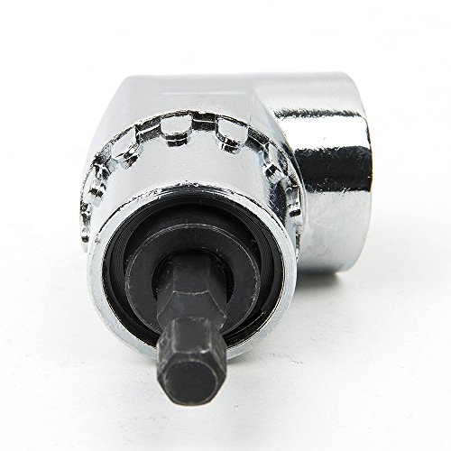 Fortag 105° Winkelschrauber Vorsatz Adapter Winkelgetriebe,1/4-Zoll 6-Kantschaft Schnellwechsel- und magnetischen Bit Halter - 6