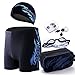 Produktbild NAUY- Set von 5 Schwimmen Cap + Swim Trunks + Nase Clip Earbuds + Schwimmen Bag + Myopia Goggles Mode Herren Quadrate Große Größe Schwimmen Hosen Herren Anzüge Schwimmen Ausrüstung ( Farbe : 900° , größe : XXL )