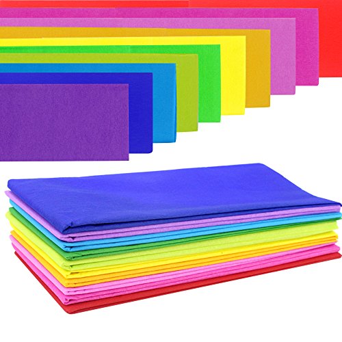 Coceca 20 Stück Bunte Krepppapier Seidenpapier 20 x 60 Zoll Hochzeit Geburtstag Party Dekorationen - 2